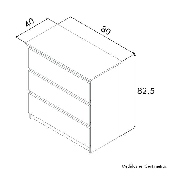 COMODA DERNA ISO LINEAS