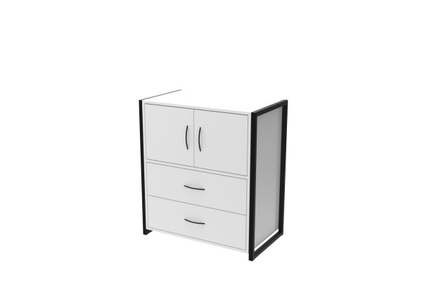 COMODA DUNA BLANCO NEGRO ISO 2 CERRADO COMODA DUNA BLANCO NEGRO ISO 2 CERRADO