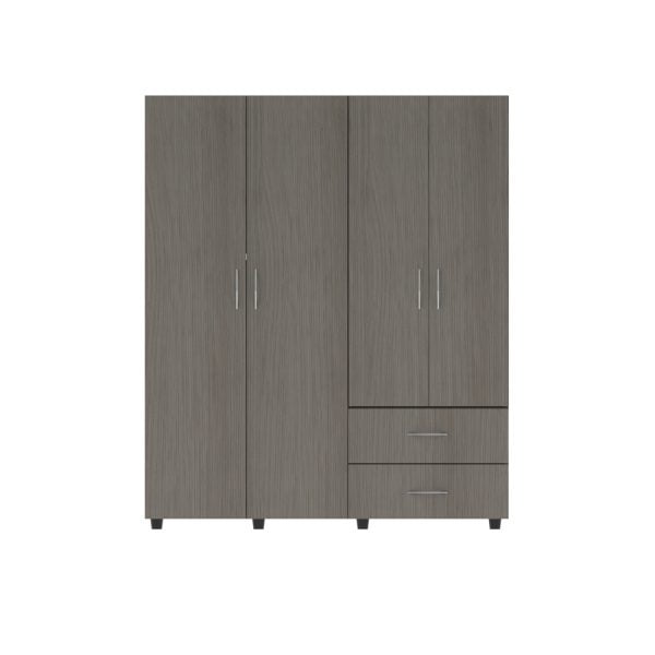 CLOSET CONFORT CENIZO-BLANCO FRONTAL CERRADO CLOSET CONFORT CENIZO-BLANCO FRONTAL CERRADO