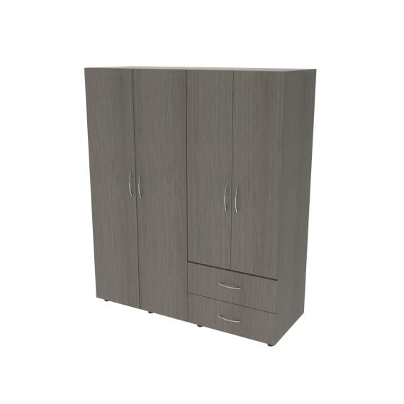 CLOSET CONFORT CENIZO-BLANCO ISO2 CERRADO