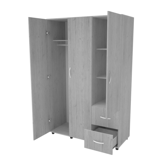 CLOSET MAYORCA VENECIA ISOMETRICO-ABIERTO