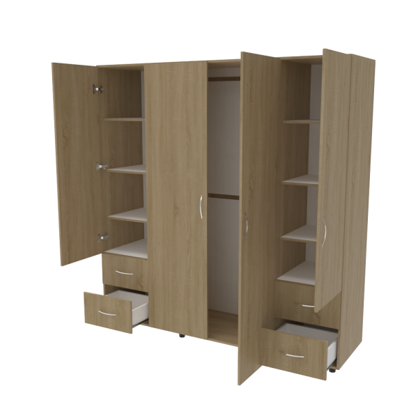CLOSET PLATINUM GERMANY ISOMETRICO ABIERTO.1192 CLOSET PLATINUM GERMANY ISOMETRICO ABIERTO.1192