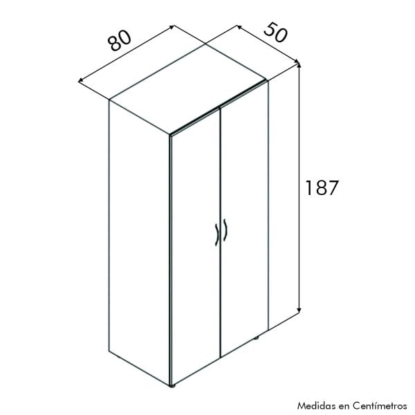 CLOSET AURORA ISO LINEAS CLOSET AURORA ISO LINEAS