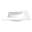 Mueble de baño Serac 80 Estructura Metálica Negra + Lavamanos - Porcelana Sanitaria A107 -Sku 10216