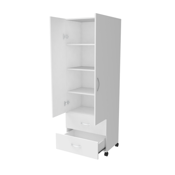 ALACENA MULTIUSOS BLANCO ISOMETRICO PUERTAS ABIERTAS.1332 ALACENA MULTIUSOS BLANCO ISOMETRICO PUERTAS ABIERTAS.1332