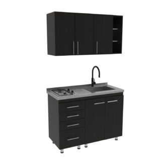 Cocina Praga Módulo Superior + Módulo Inferior con mesón